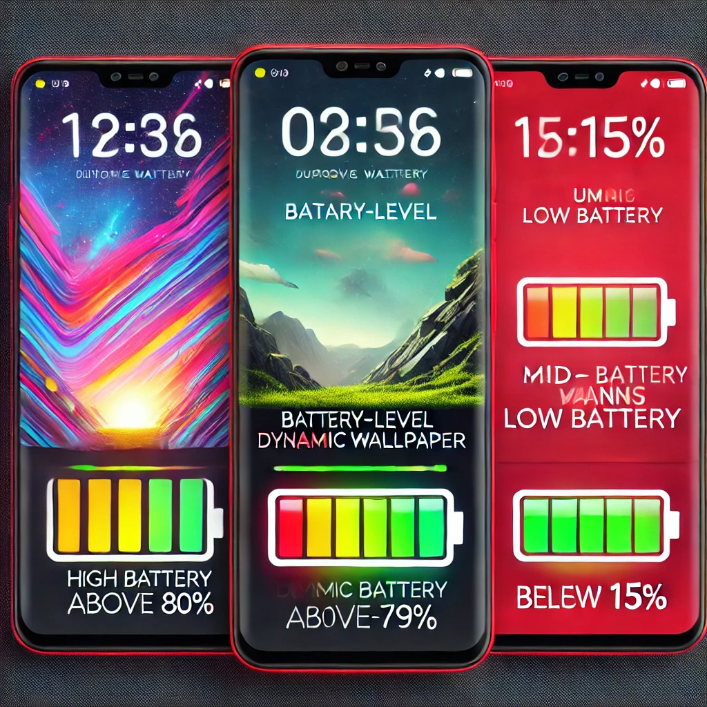 FONDO DINAMICO: Personaliza tu CELULAR con FONDOS según tu CARGA