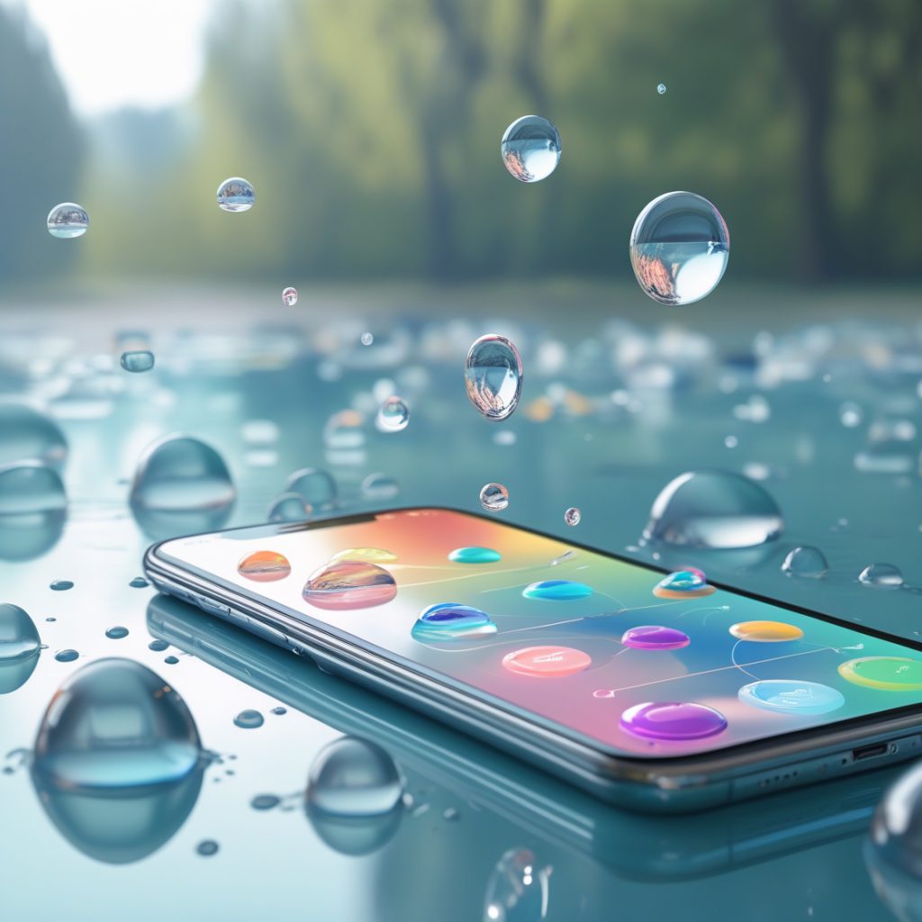 WATER FONDO: Efecto de GOTAS de AGUA en la pantalla